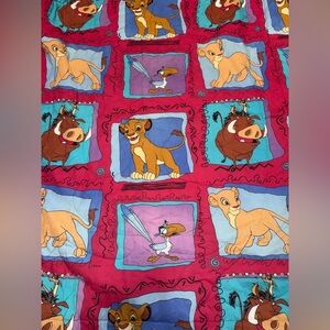 Lion King comforter and sheets